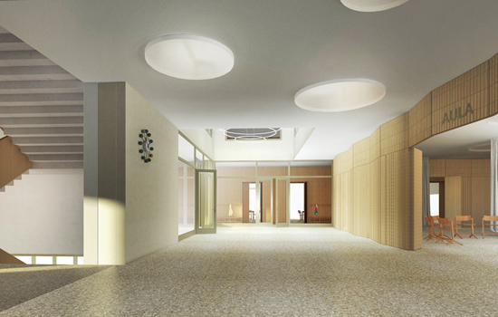 Pausenfoyer, Aula