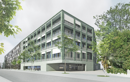 Blick von der Erlenmattstrasse