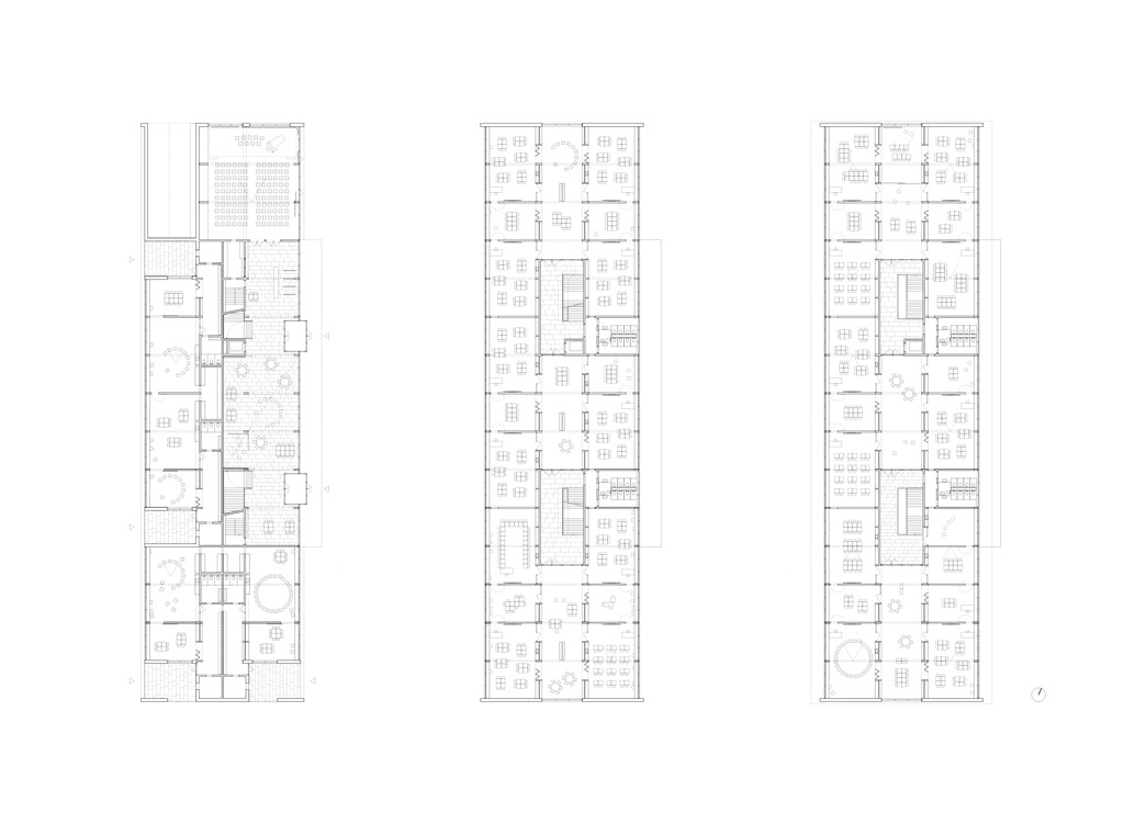 Grundrisse Neubau Schulhaus