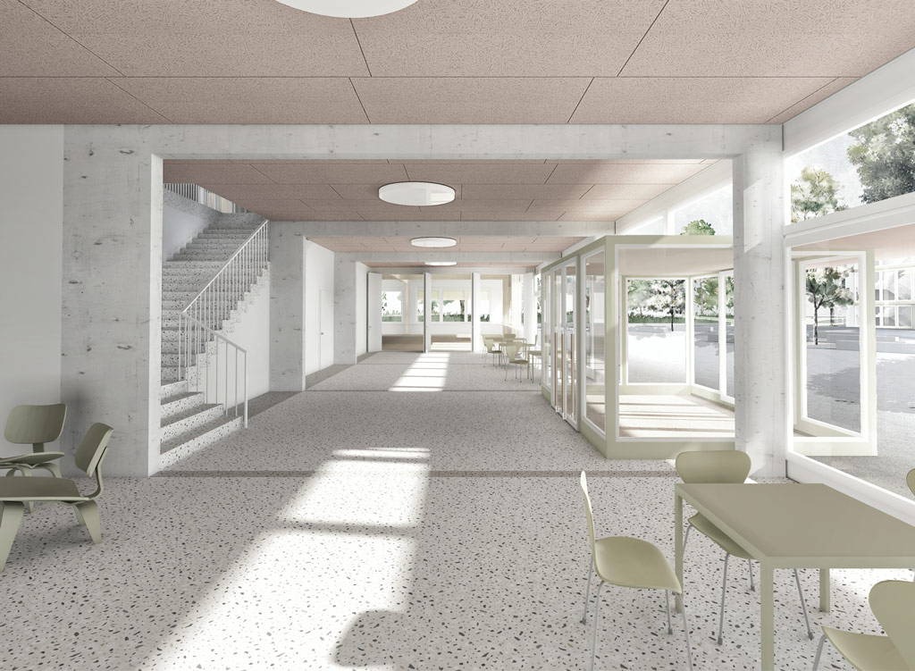 Foyer und Aufenthalt Schulhaus