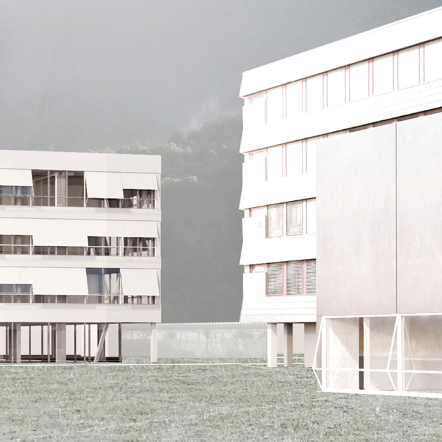 Visualisierung Erweiterung Berufsbildungszentrum Ziegelbrücke, GL