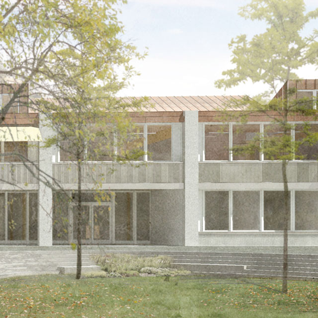 Visualisierung Neubau Primarschulanlage Goldiland Obersiggenthal, AG