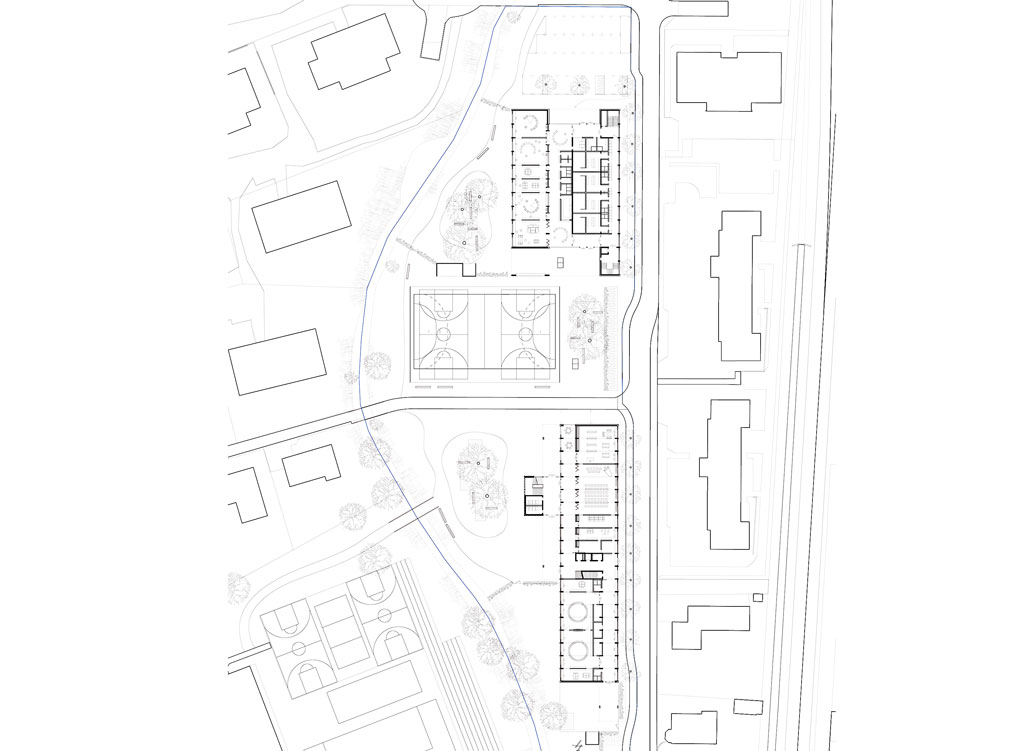 Grundriss EG mit Umgebung
