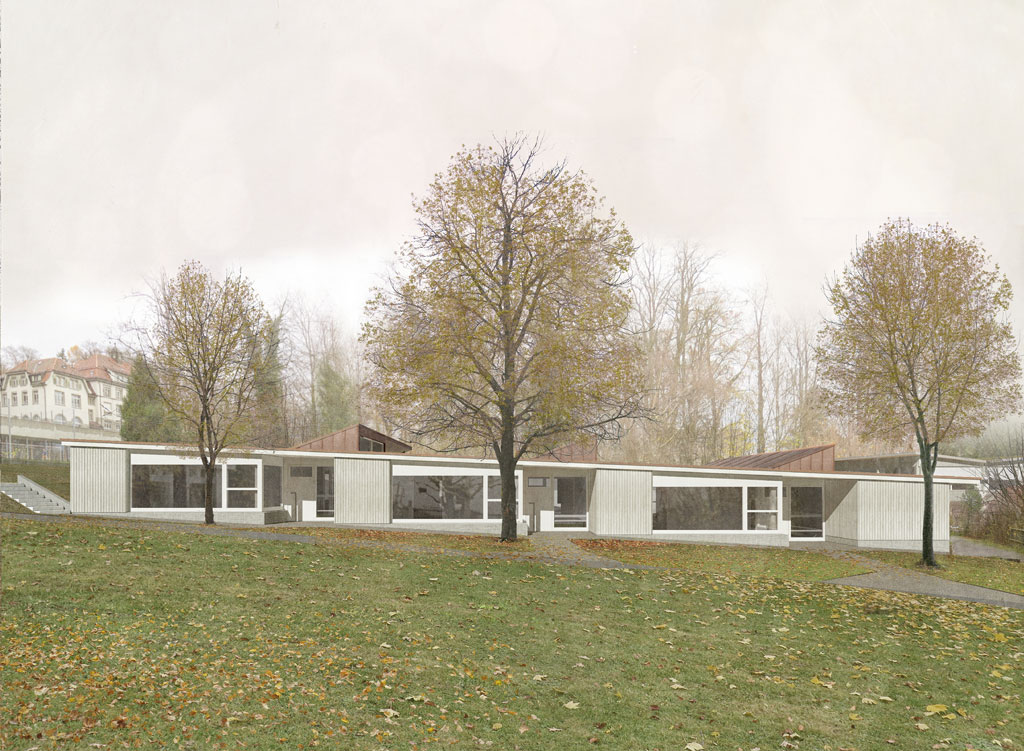 Visualisierung Kindergarten aussen