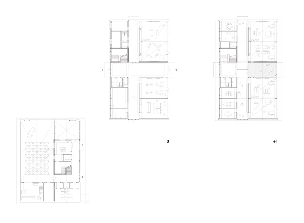 Grundriss SSH, EG, OG