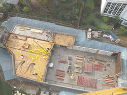 Deckenplatten über dem  UG