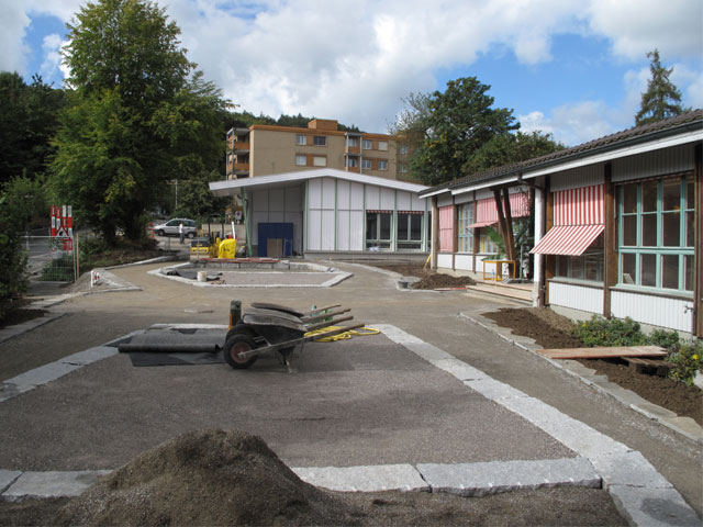 Aussenraum Kindergarten Wandermatte