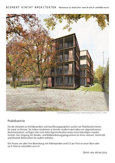 Praktikum bei bk-arch