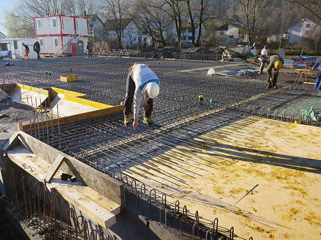 Armierung der Bodenplatten