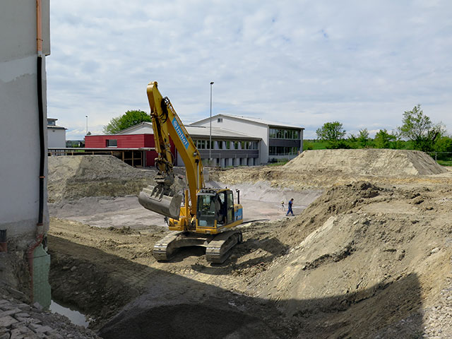 Der Baugrubenaushub 1