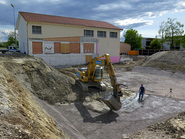 Baugrubenaushub 2