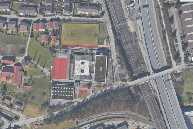 Luftbild Planquartier Ittingen, BE