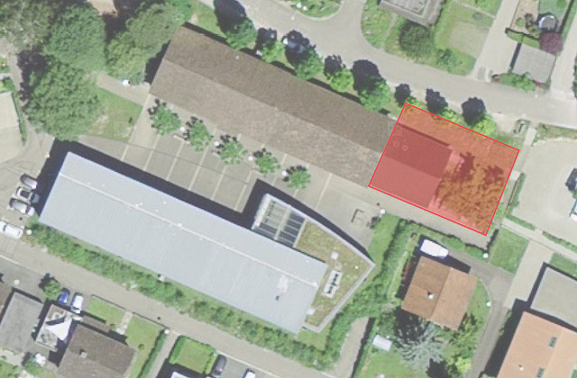 Situationsplan Projektwettbewerb Erweiterung Schulanlage  BirmensdorfZollikerberg