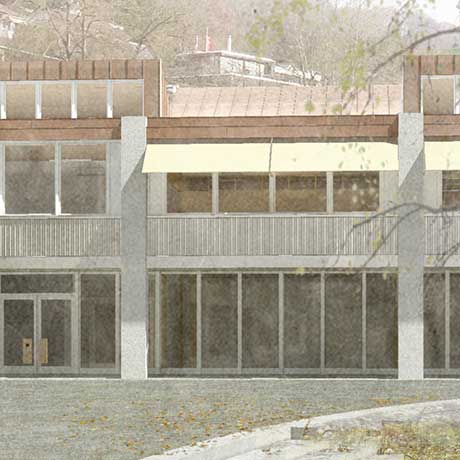 Visu Aussen Goldiland / wbw-Ausstellung