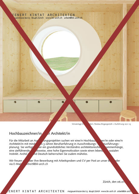 Hochbauzeichnerin/in gesucht