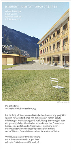 ProjektleiterInnen und ArchitektInnen gesucht