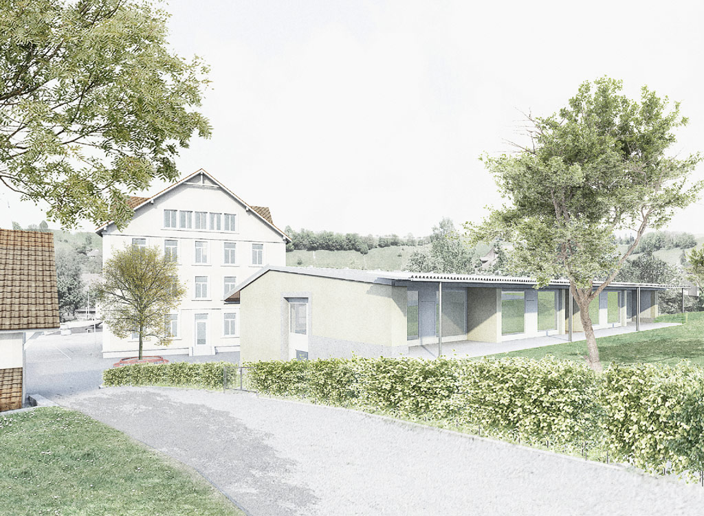 Neubau Kindergarten und Tagesschule Schulanlage Städtli, Huttwil (2017)
