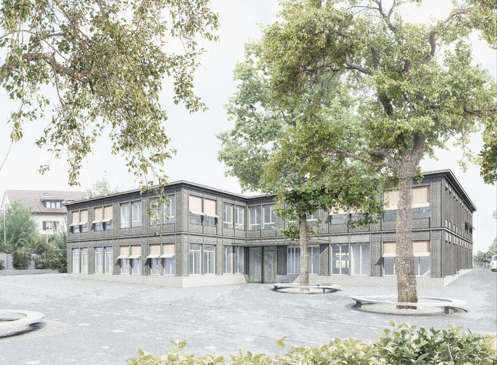 Erweiterung und Sanierung Schulanlage Bogenacker Tannenbühl Dürnten (2018)