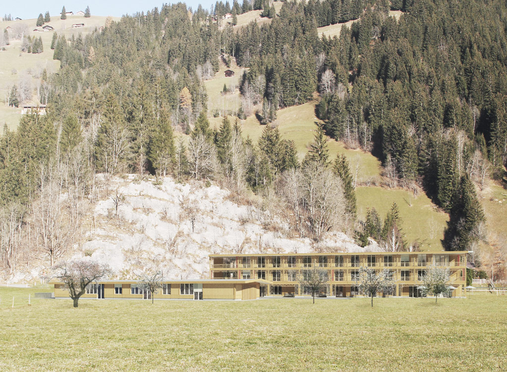 Wohn- und Beschäftigungsheim 
                               Bergquelle Lenk (2012)